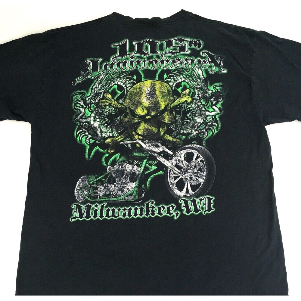 Delta Pro Weight XL T-Shirt Celebrating Harley-Davidson's 105th Anniversary SS‎